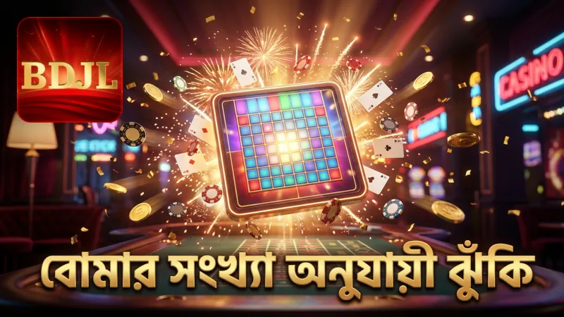 বিভিন্ন বোমার সংখ্যা দিয়ে মাইনস খেলার বাস্তব অভিজ্ঞতা