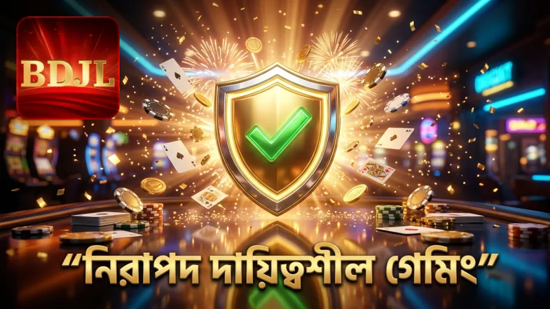 নিরাপত্তা ও দায়িত্বশীল গেমিং BDJL-এর অঙ্গ।